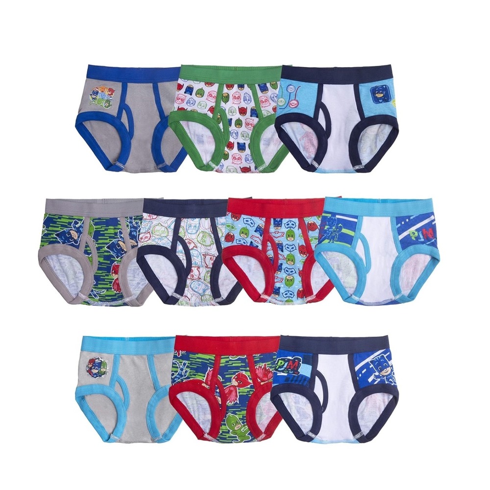 PJ Masks Power Heroes Toddler Boys Briefs 2T-3T 10-Pack NWT